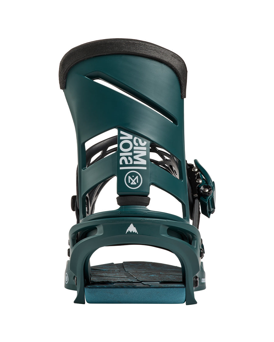 Burton Men's Mission Re:Flex Snowboard Bindings Atlantic Teal 2027