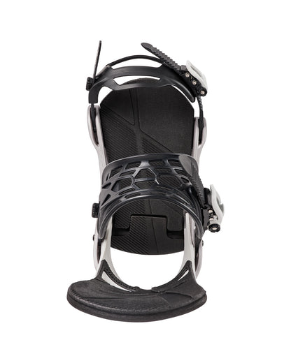 Burton Men's Mission Re:Flex Snowboard Bindings White/Silver 2027