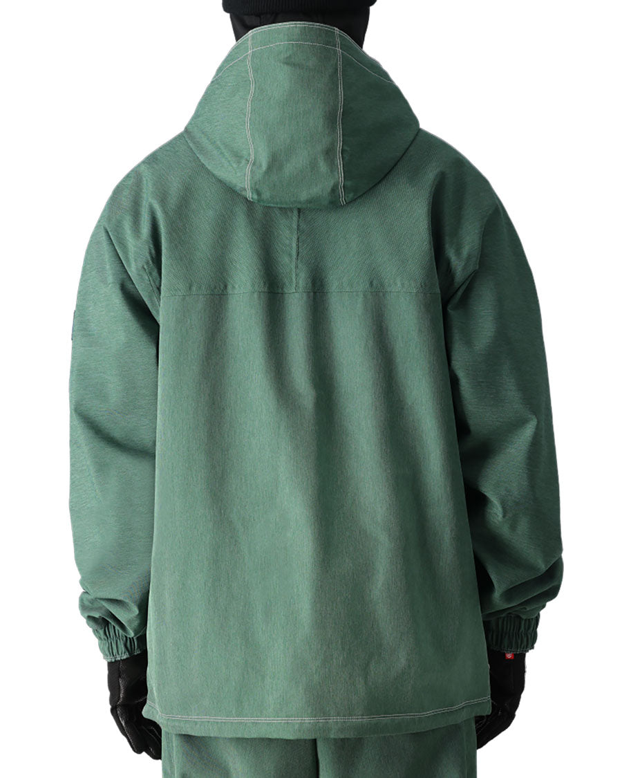 686 Mens Dojo Jacket Forest Green Denim 2025 – The Source