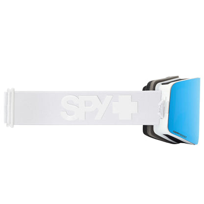 SPY Marauder SE Matte White - Happy Boost Bronze Happy Blue Mirror + Bonus Lens 2024
