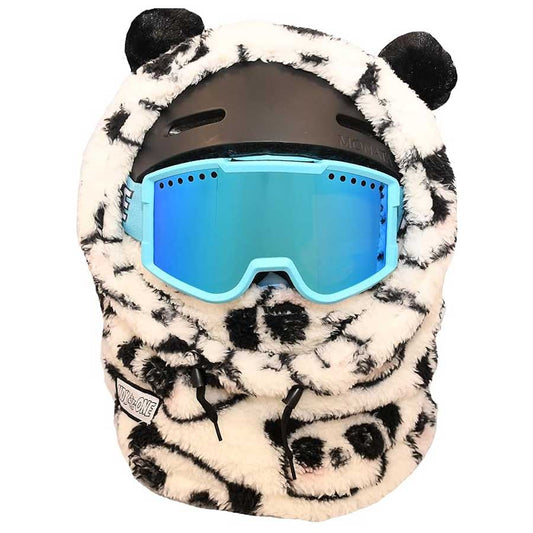 Mdxone Kids Over The Helmet Balaclava Soft Plush Pandas