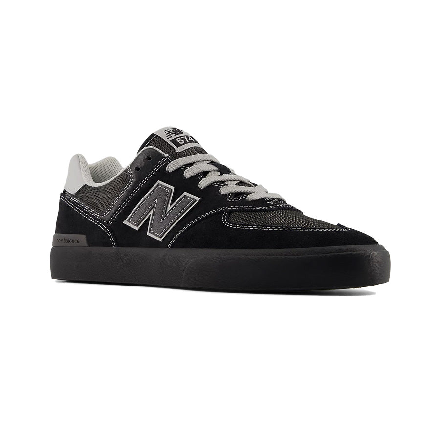 New Balance Numeric 574 Vulc Shoe Black/Grey