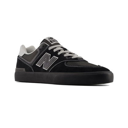 New Balance Numeric 574 Vulc Shoe Black/Grey