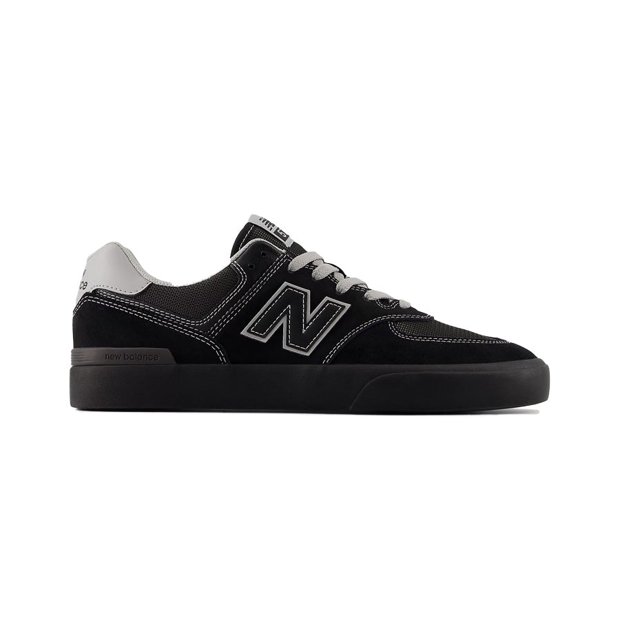 New Balance Numeric 574 Vulc Shoe Black/Grey