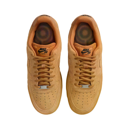 Nike SB Air Force 1 Shoe Flax/Flax-Black-Gum Light Brown