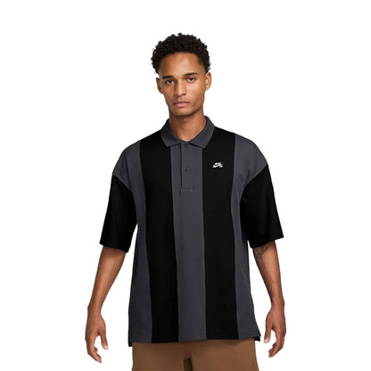 Nike SB Break Polo Black/Dark Smoke Stripe