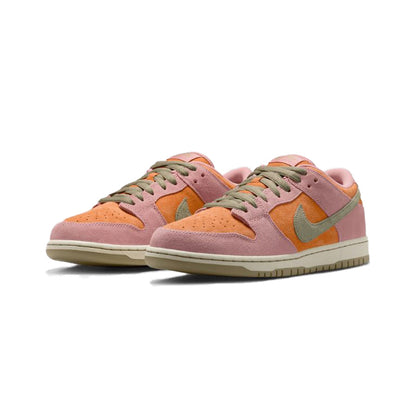 Nike SB Dunk Low Pro - Red Stardust/Neutral Olive-Monarch