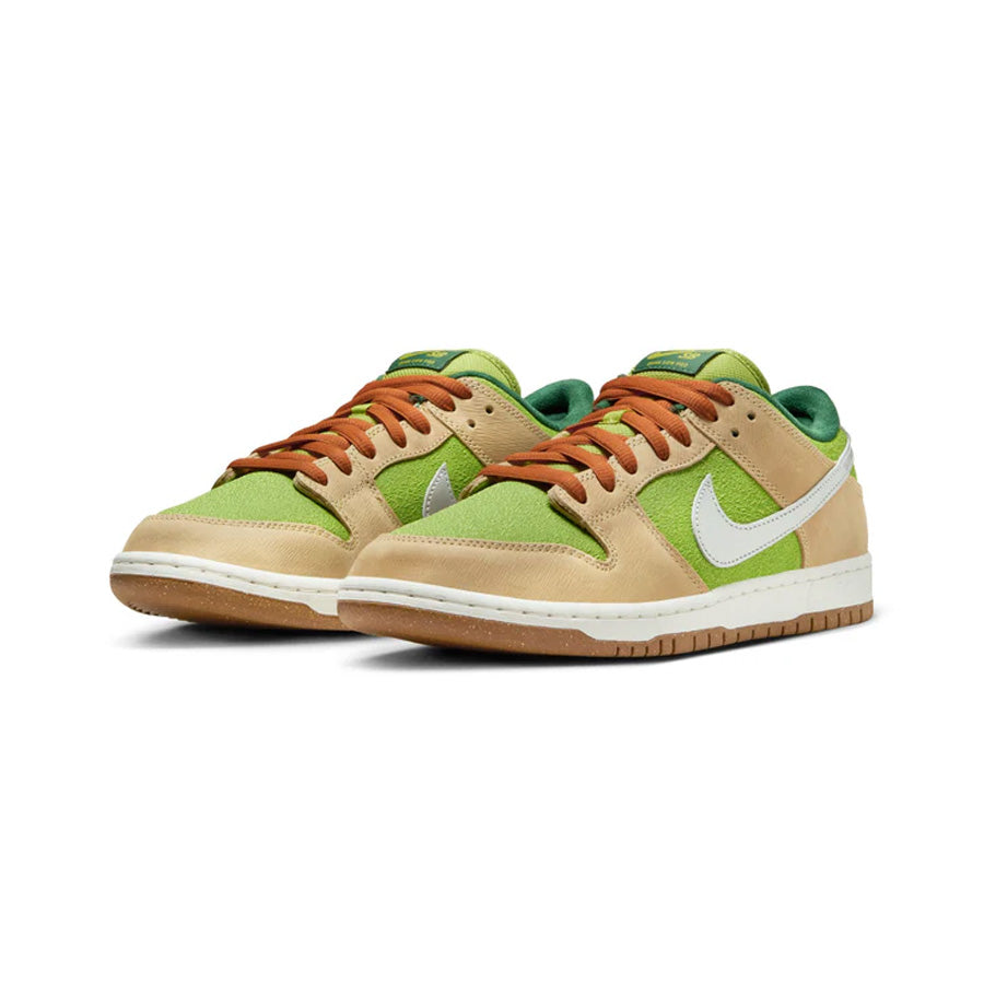 Nike SB Dunk Low Pro - Sesame/Metallic Silver-Pear-Fir – The