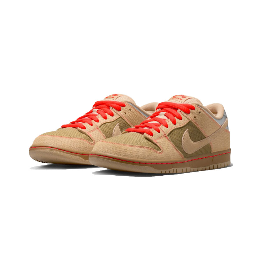 Nike SB Dunk Low Pro Shoe Canvas/Vachette Tan-Parachute Beige