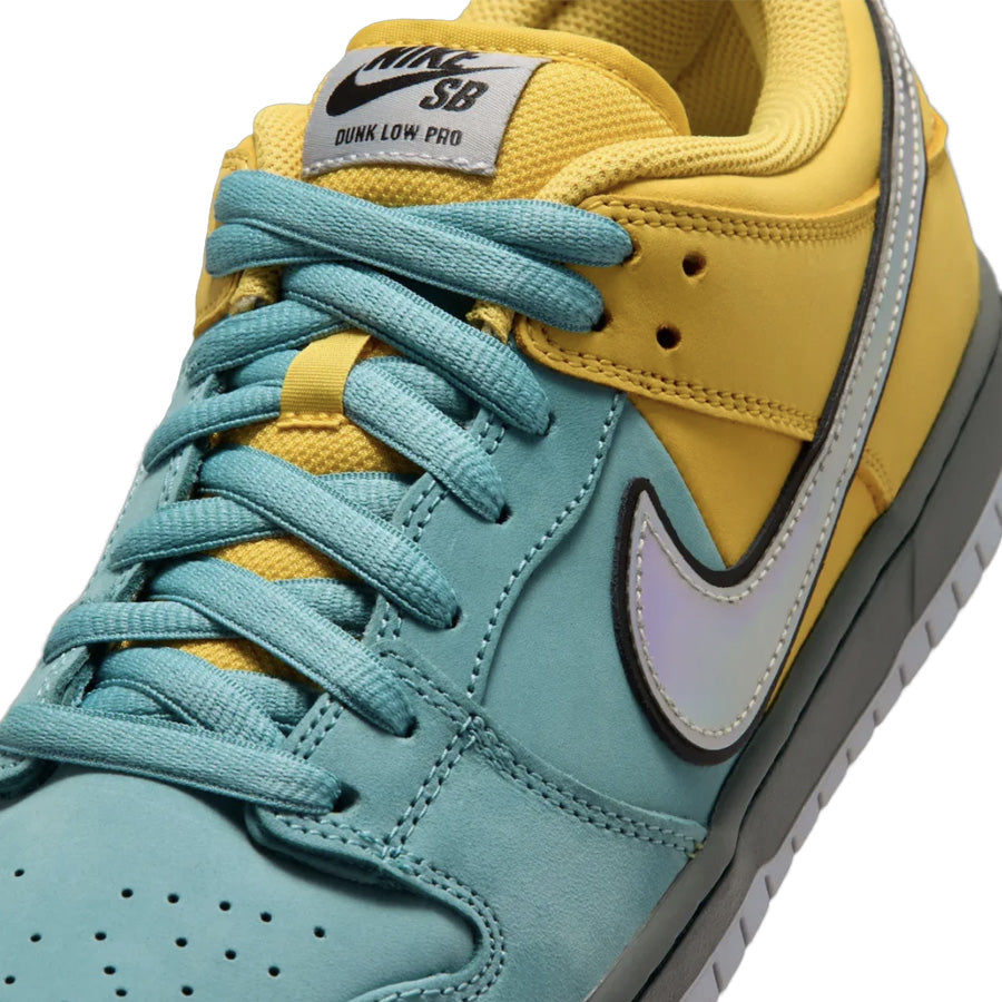 Nike SB Dunk Low Pro Shoe Lightning/Wolf Grey-Denim Turq