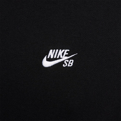 Nike SB Essential Logo Fleece Pullover Hoodie Black/White