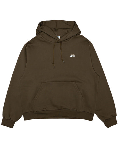 Nike SB Essential Logo Fleece Pullover Hoodie Dark Hazel/White