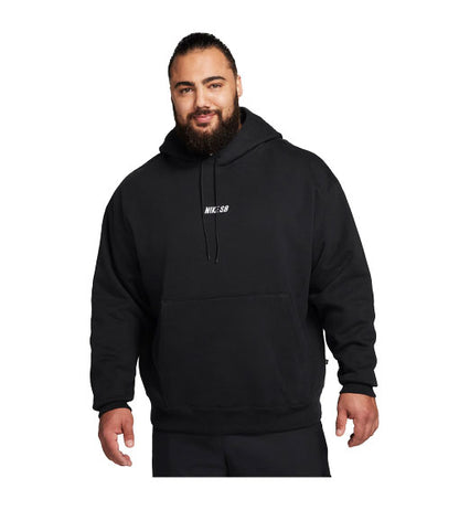 Nike SB Fleece Pullover Hoodie - Black/White