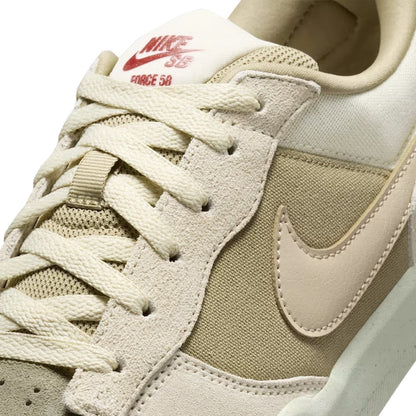 Nike SB Force 58 Shoe Coconut Milk/Linen-Neutral Olive