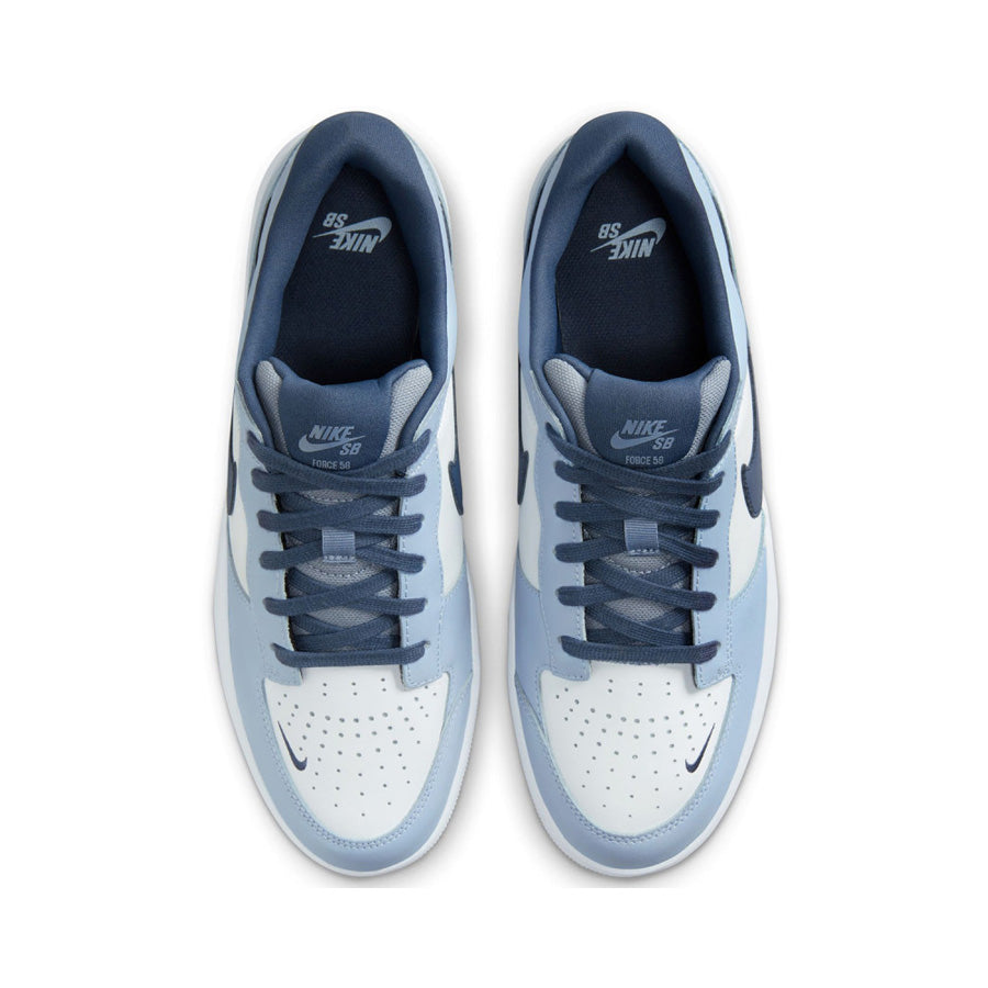 Nike SB Force 58 Shoe White/Thunder Blue-White-Ashen Slate
