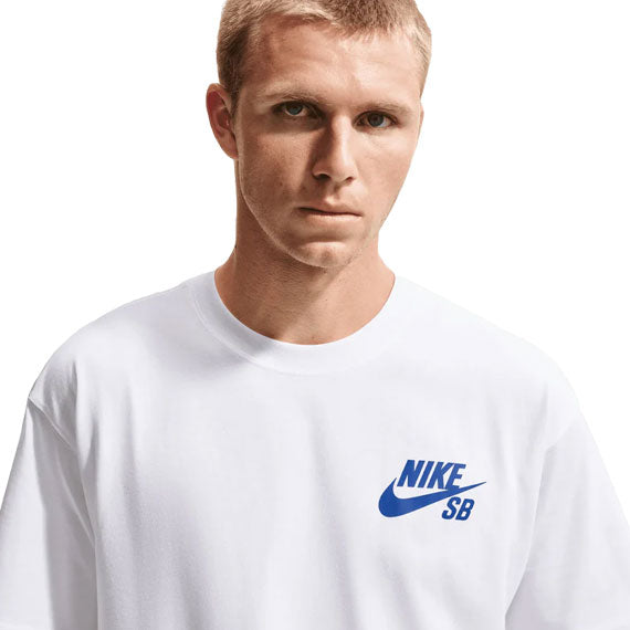 Nike SB LBR Logo T-Shirt White/Game Royal