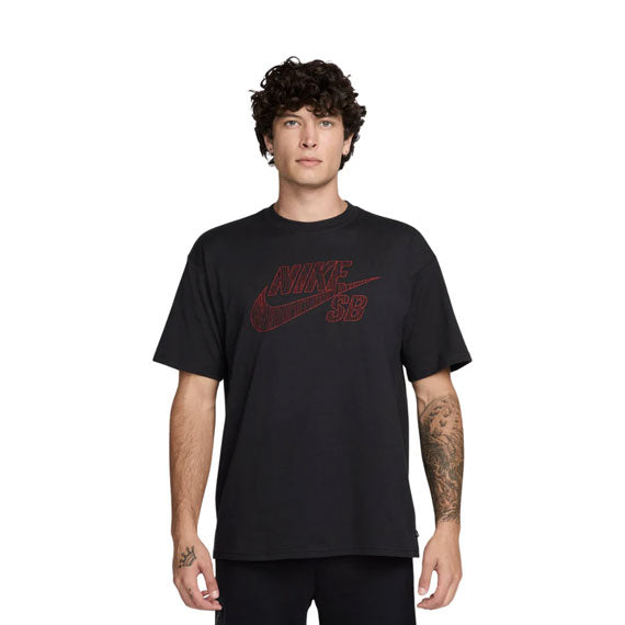 Nike SB LSE Logo Fill T-Shirt Black/University Red