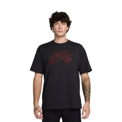 Nike SB LSE Logo Fill T-Shirt Black/University Red