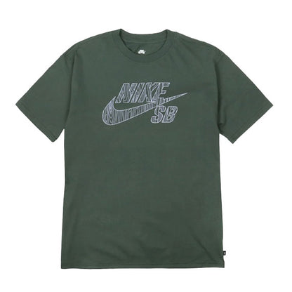 Nike SB LSE Logo Fill T-Shirt Camo Green
