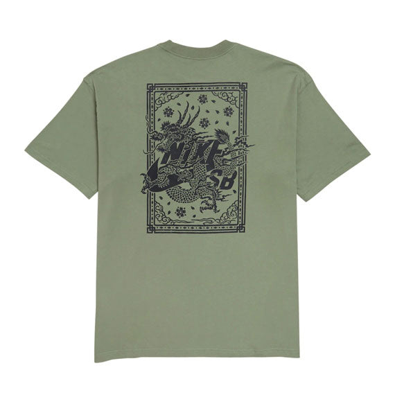 Nike SB Max90 Dragon T-Shirt - Oil Green