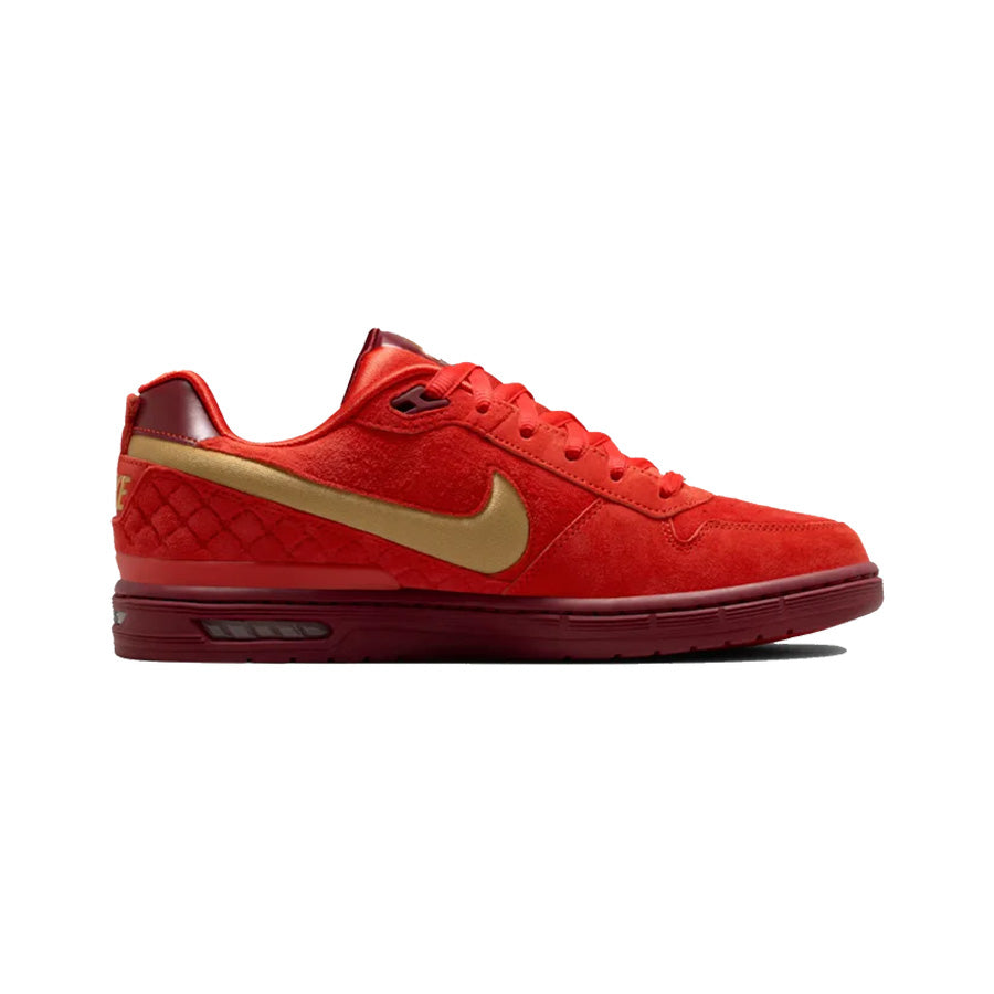 Nike SB P Rod Zoom Air Low Show Habanero Red/Club Gold-Team Red
