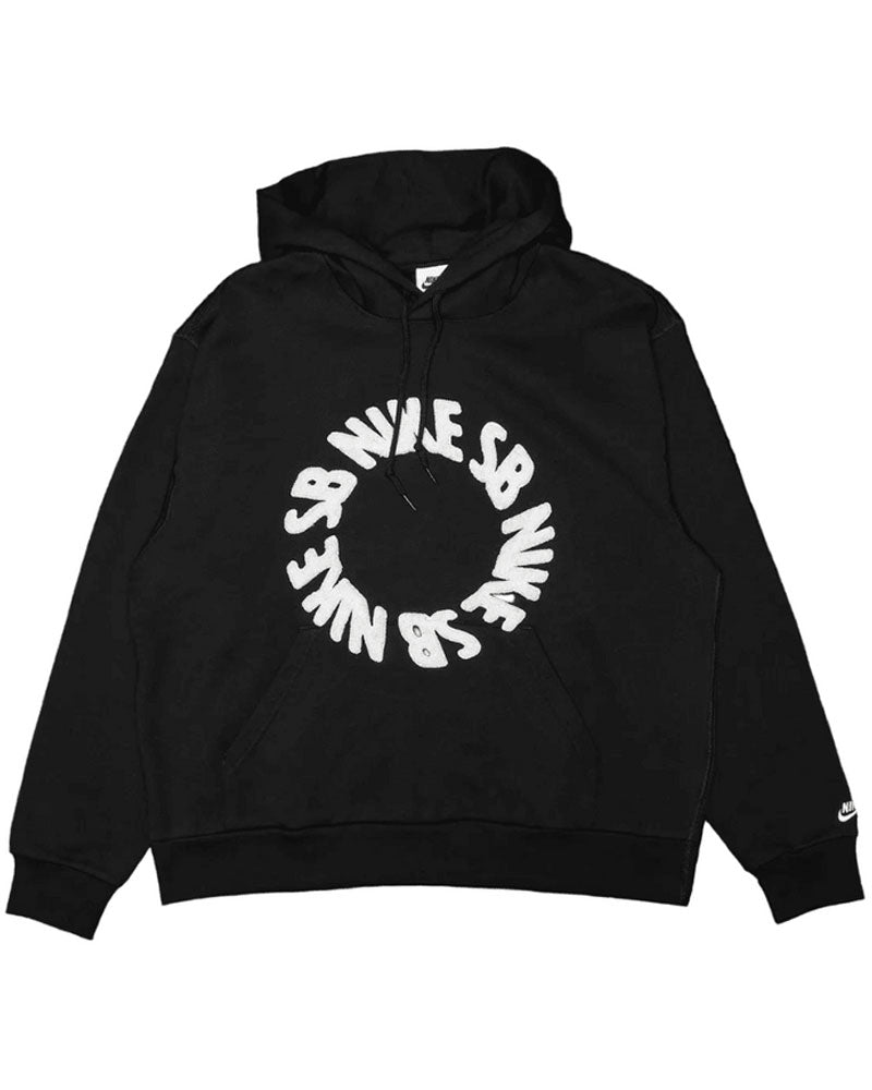 Nike SB Rolling BB Pullover Fleece Hoodie Black/White