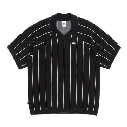 Nike SB Short Sleeve Polo Sweater Black/Sail/Black
