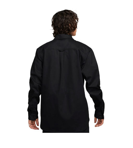 Nike SB Tanglin Skate Button Up Long Sleeve - Black