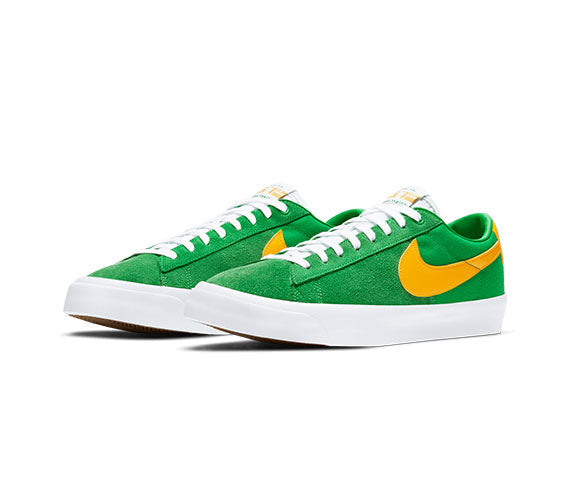 Nike SB Zoom Blazer Low Pro GT - Lucky Green/University Gold-Blk-Wht