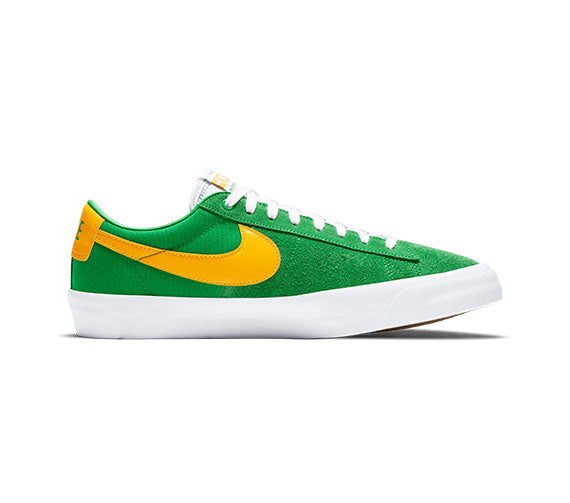 Nike SB Zoom Blazer Low Pro GT - Lucky Green/University Gold-Blk-Wht