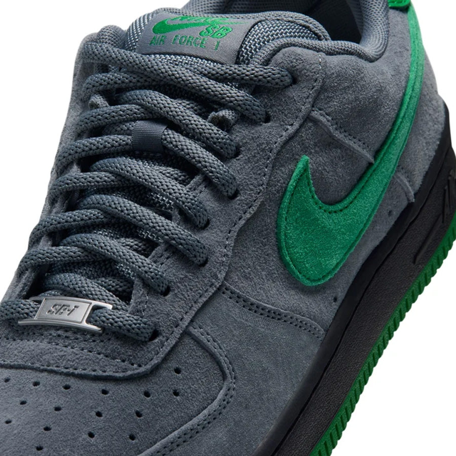 Nike Sb Air Force 1 SE Shoe Cool Grey/ Court Green