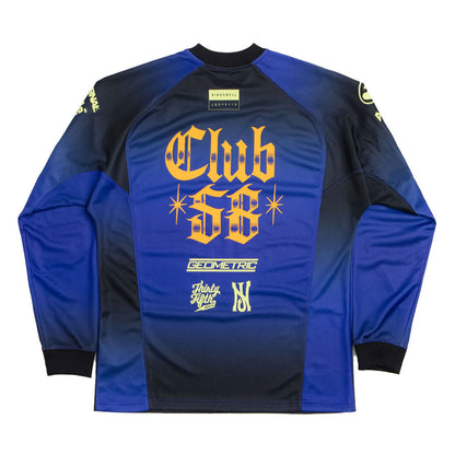 Nike Sb Club 58 Long Sleeve Skate Top Dark Concord