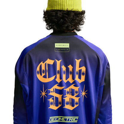 Nike Sb Club 58 Long Sleeve Skate Top Dark Concord