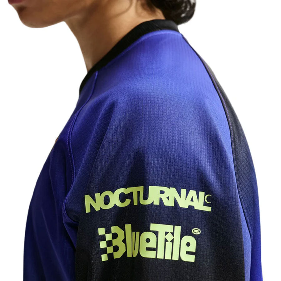 Nike Sb Club 58 Long Sleeve Skate Top Dark Concord