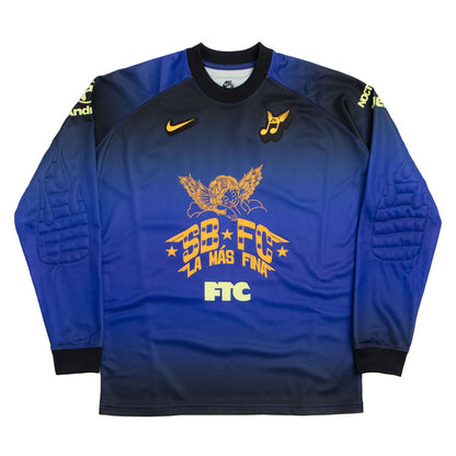 Nike Sb Club 58 Long Sleeve Skate Top Dark Concord