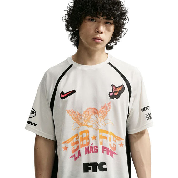 Nike Sb Club 58 Skate Jersey Sail/Black