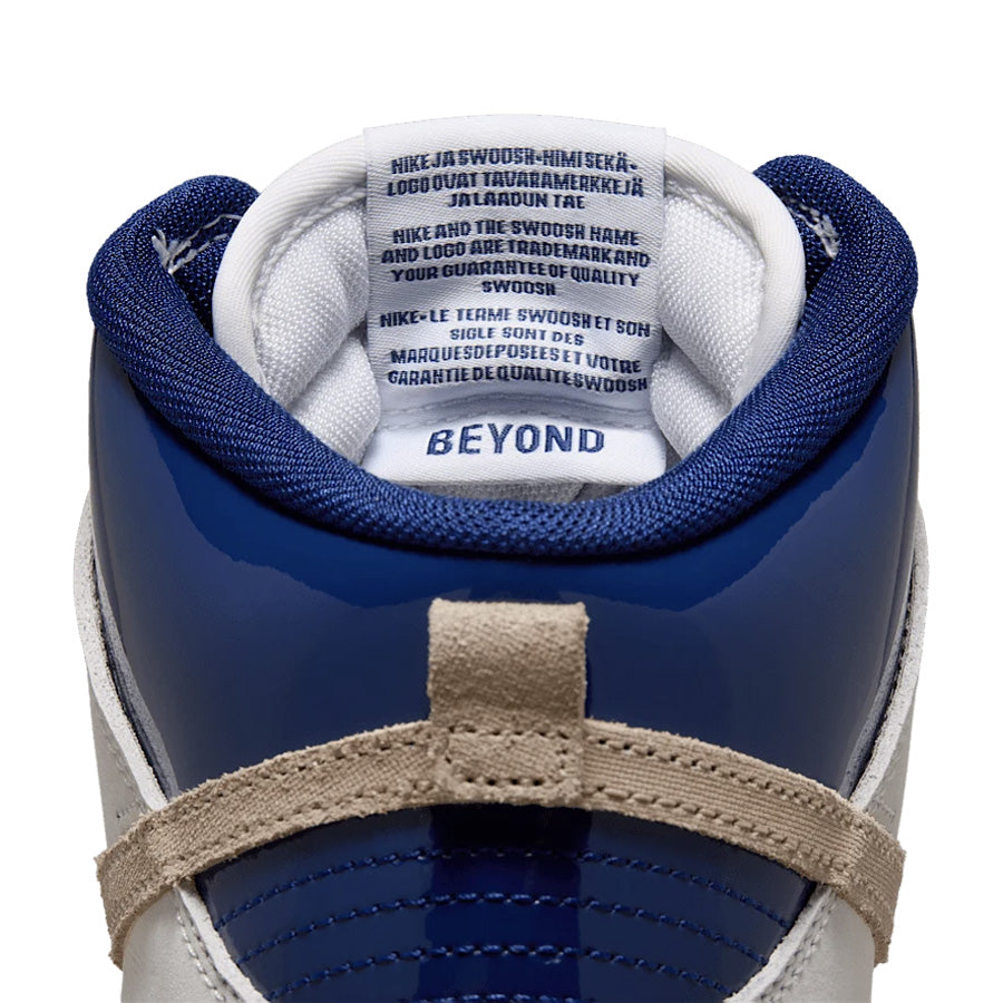 Nike Sb Dunk High Pro x Beyond Store Shoe White/Ivory-Sand Dune-Blue Void