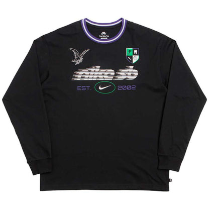 Nike Sb LSE Long Sleeve Rugby T-Shirt Black