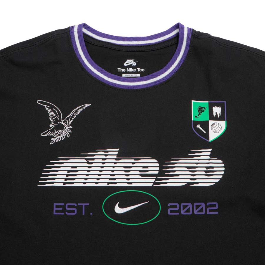 Nike Sb LSE Long Sleeve Rugby T-Shirt Black
