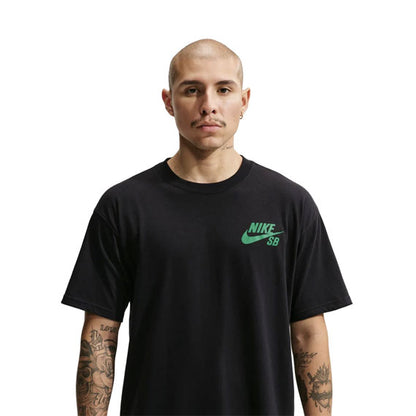 Nike Sb Logo Skate T-Shirt Black/Court Green