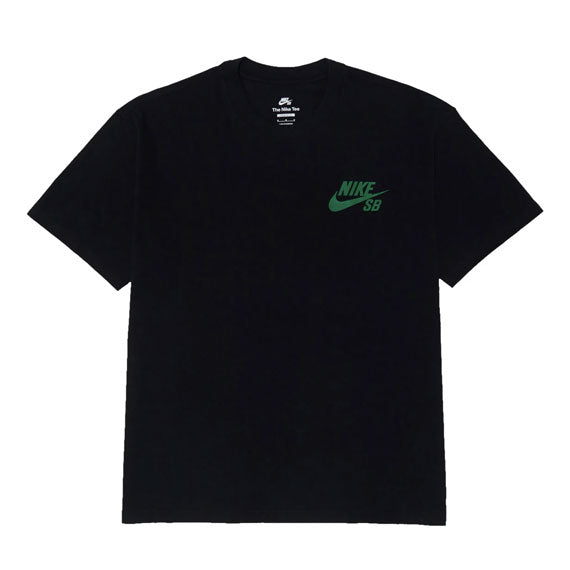 Nike Sb Logo Skate T-Shirt Black/Court Green