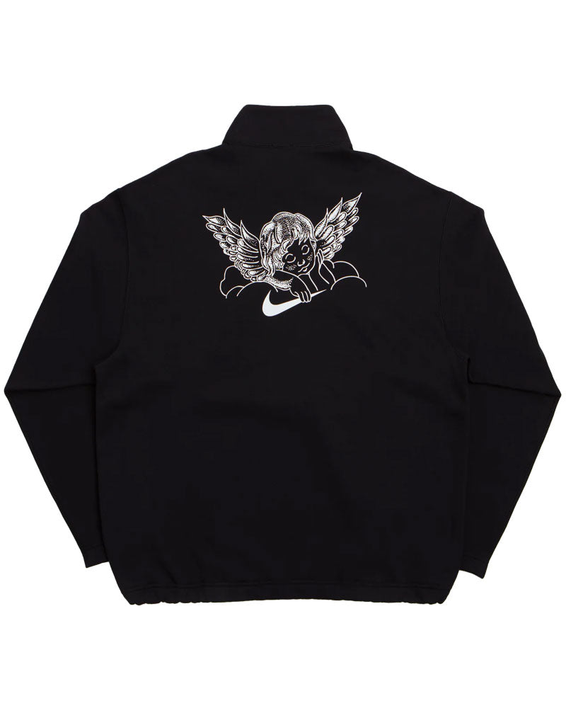 Nike Sb Skate 1/2 Zip Fleece Crew Black/Dark Smoke Grey/Black