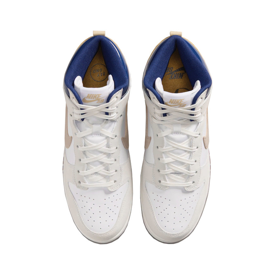 Nike Sb Dunk High Pro x Beyond Store Shoe White/Ivory-Sand Dune-Blue Void