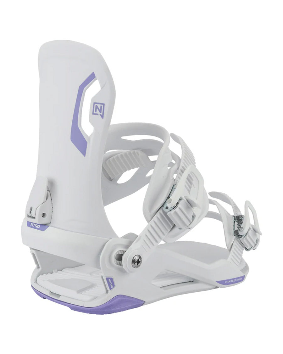 Nitro Kids' Charger Mini Binding White 2026