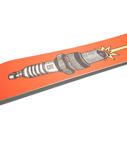 The Alternator has instantly become a team favorite because of its capable backcountry freestyle snowboard attributes designed for those looking to step up their game from the marked trails to the backcountry with a classic directional silhouette shape with an oversized width and loads of power under the hood the brainchild of all-mountain maniacs Jared Elston Griffin Siebert and Tommy Delago.