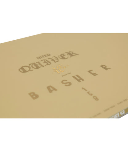 The 2025 Nitro Basher takes a whole lot of unique things, and combines them into an easy turning freestyle board that is made to get the most fun out of all conditions.