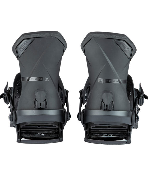The award winning all mountain interface. The recently upgraded Team is Nitro´s best-selling snowboard binding for a good reason: its new 3d OptiFrame ankle strap elevates the bindings perfect blend of comfort and pro-caliber technologies with a laser focus on performance and durability for taking a beating day after day! 
