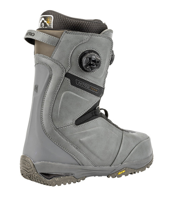 Nitro Men's Team Boa Boot Charcoal 2025