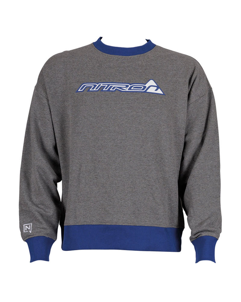 Nitro Sweater Vintage Dark Heather Grey/N.Blue