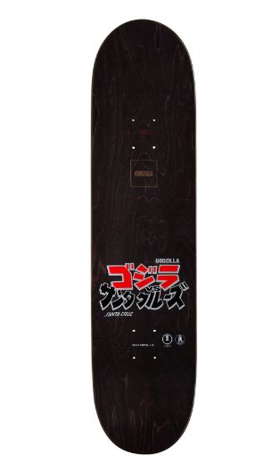Santa Cruz X Godzilla OBrien Reaper Deck 8.25"